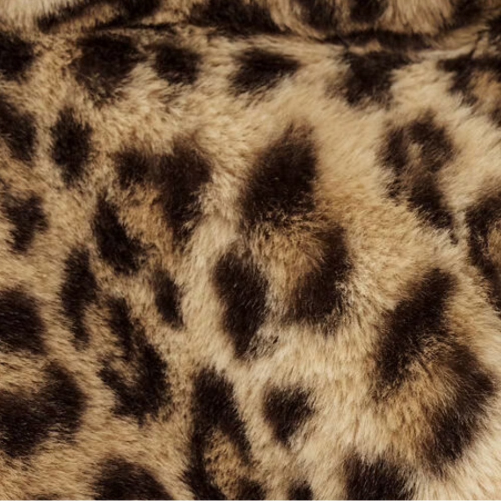 NWT ba&sh Leopard Print Faux Fur Jacket - Picture 7 of 8